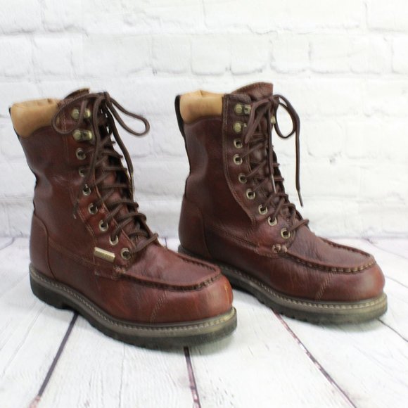 LL BEAN Kangaroo Goretex Vibram Leather Boots 7 M - Picture 3 of 9